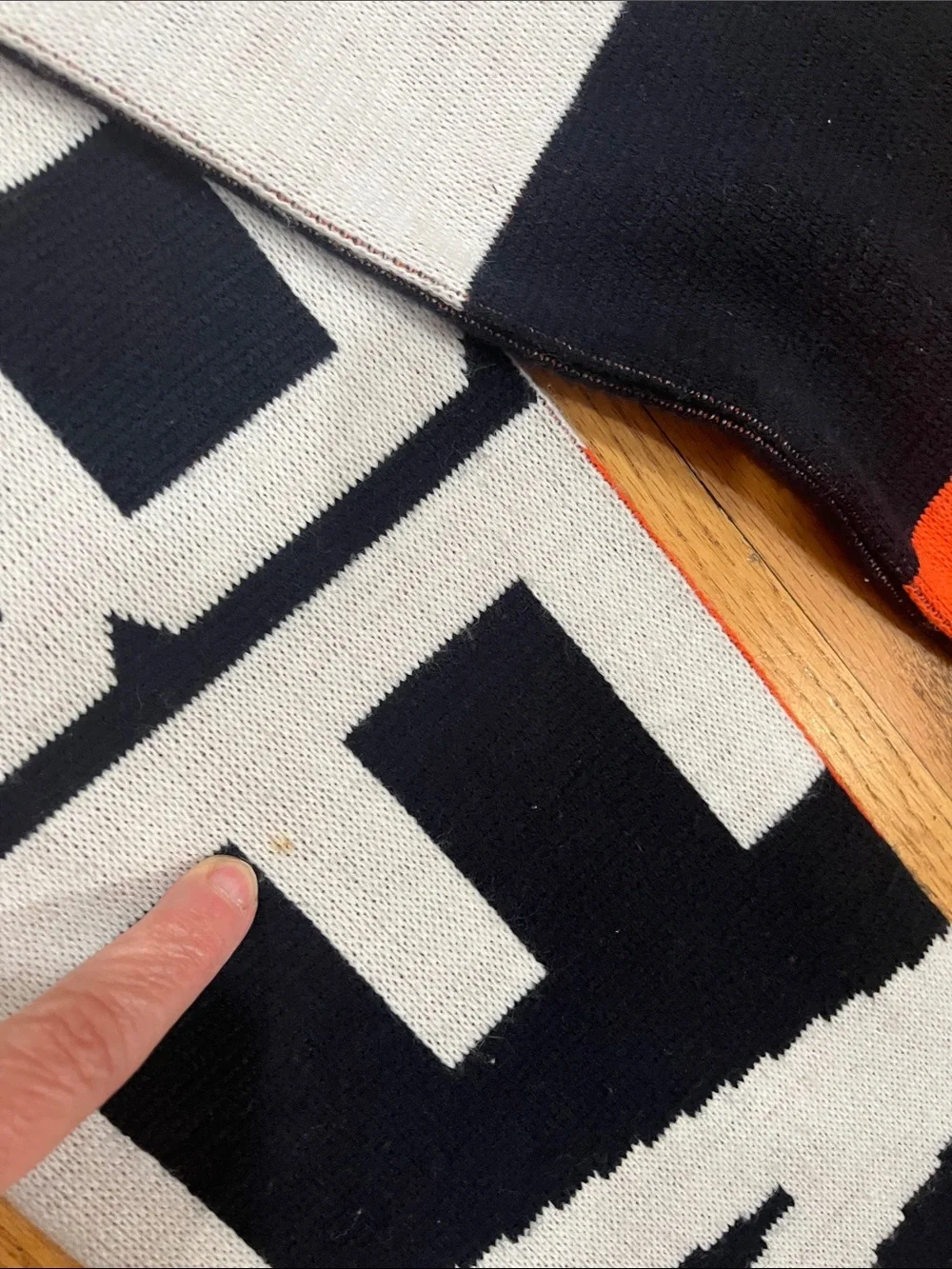 Chicago Bears Football ‘47 Brand NFL Knit Winter Scarf Reversible For Game Day